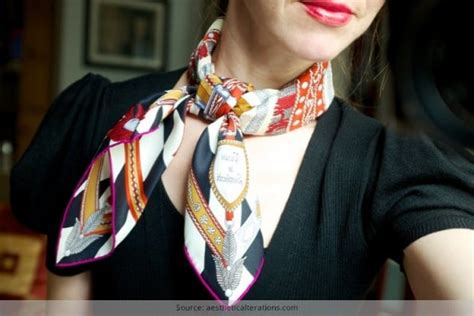 learn how to wear hermes scarf look like a diva|vintage Hermes scarf guide.